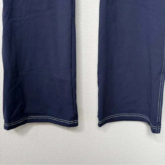 Two Pairs of Women's Flare Yoga/Jeans with Contrast White Stitching Blue/Black - Picture 10 of 16